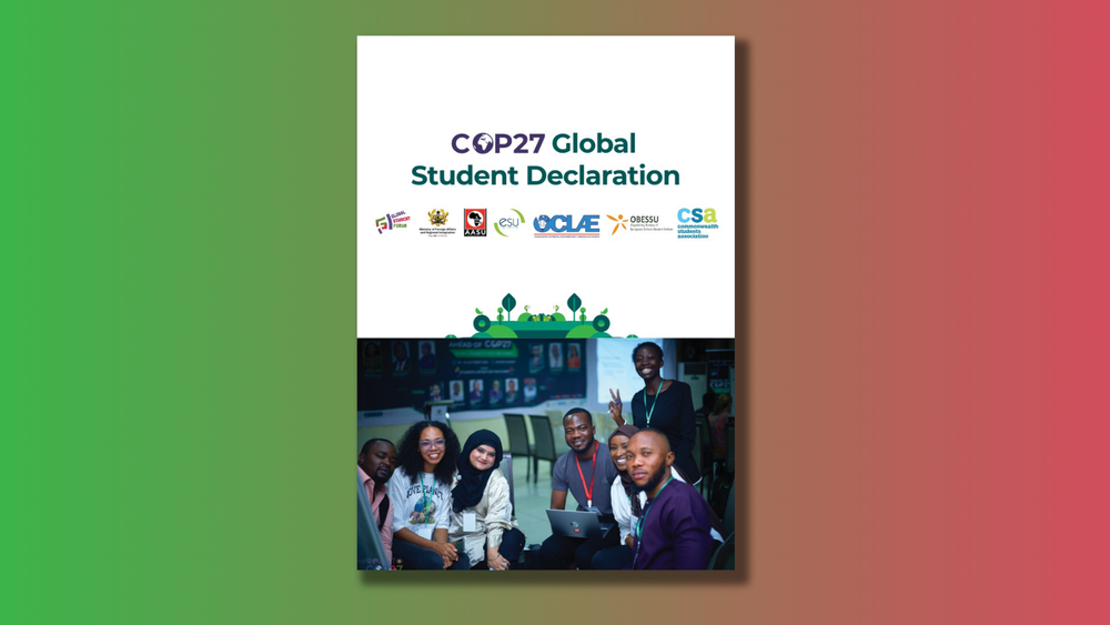 COP27 Global Student Declaration post image
