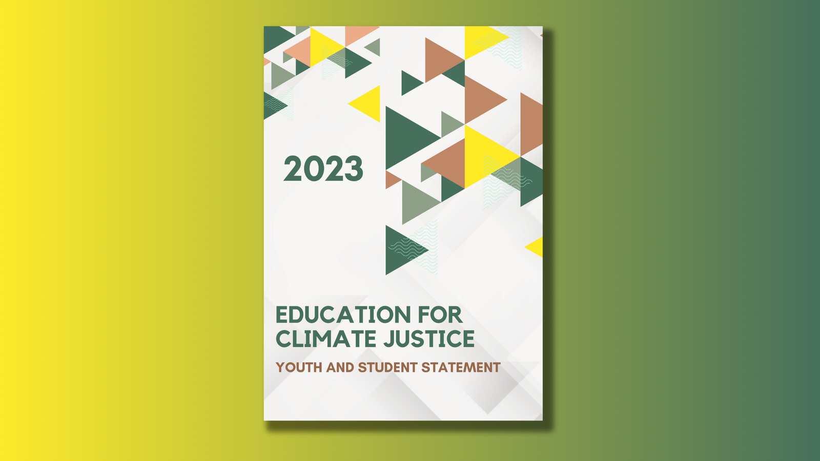 Empowering Youth and Students as Partners for Climate Justice in Education
