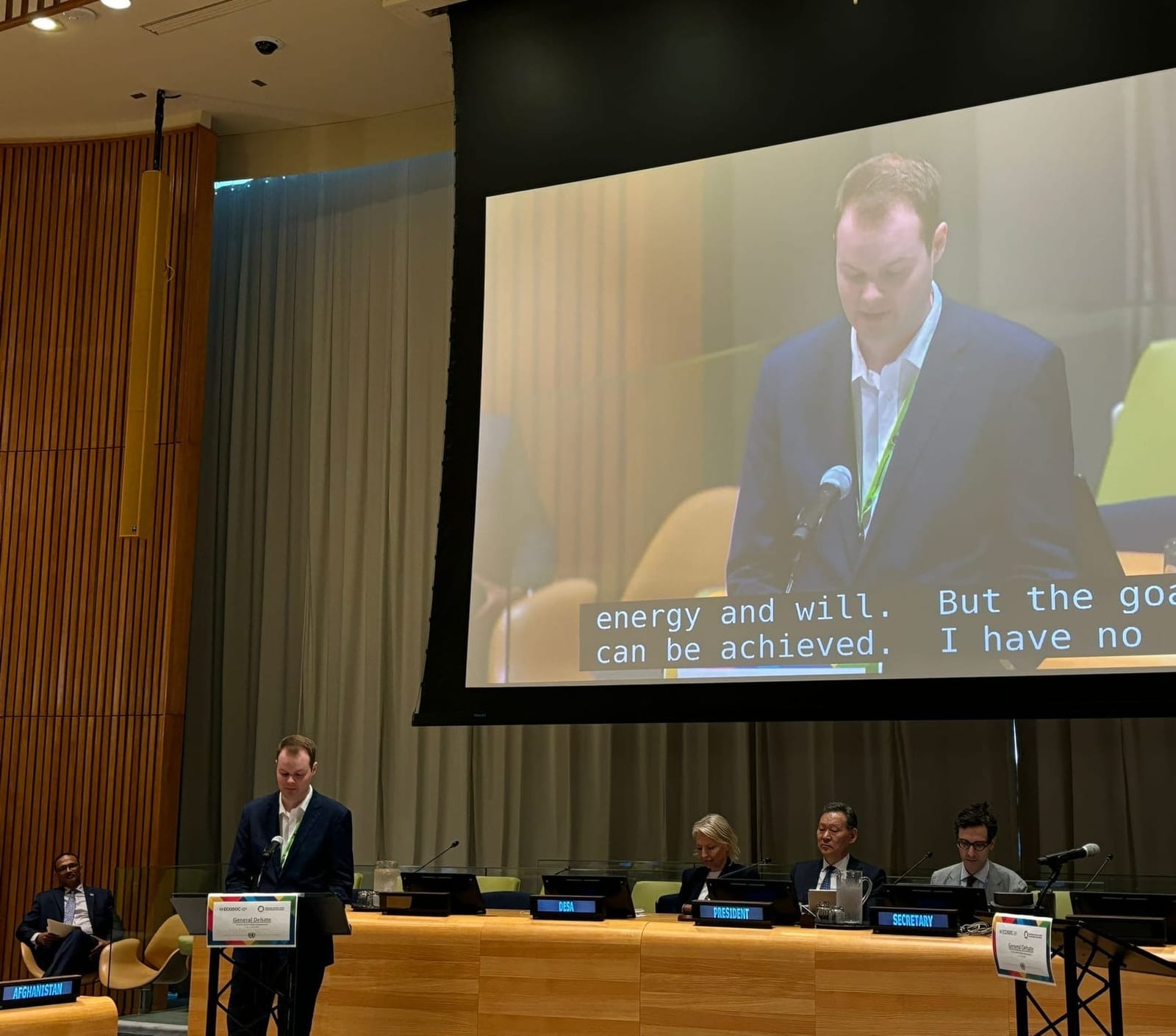 Underscoring the value of 'not giving up' at the general debate of the High-level Political Forum post image
