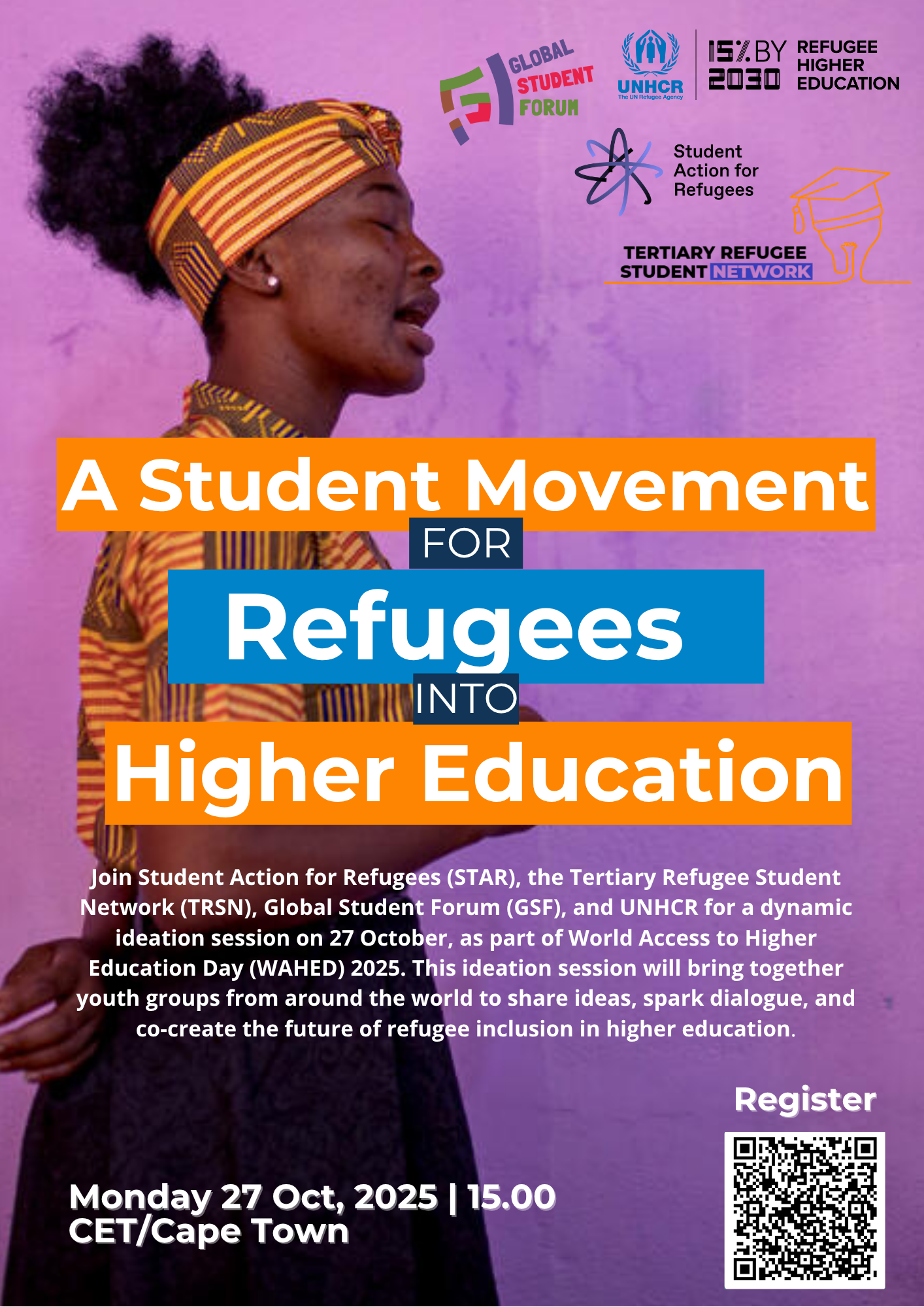 Upcoming Event: A Global Student Movement for Refugee Higher Education post image